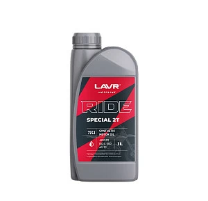Моторное масло LAVR MOTO RIDE SPECIAL 2Т FD, 1 л