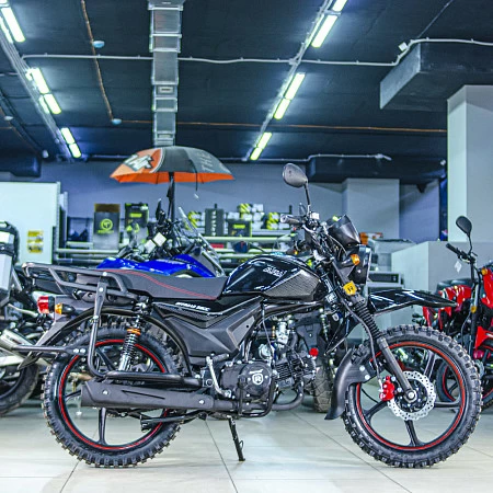 Мопед ROCKOT ALPHA OFFROAD M-12 (черный глянцевый)